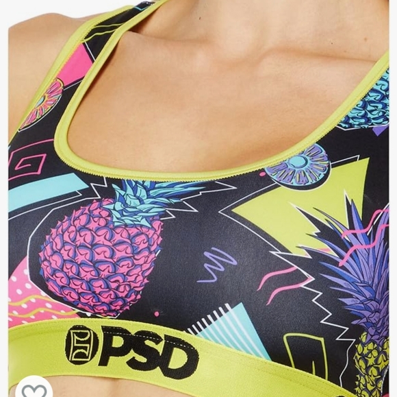 🤩PSD 90's Cheap Pineapple Sports Bra - Picture 8 of 16